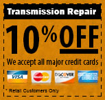 10% Off Transmission Repair